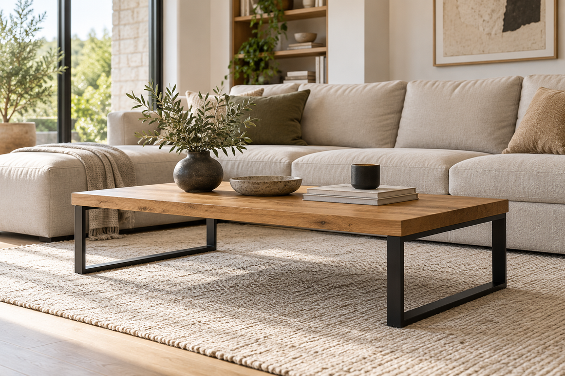 Hauteur de table basse : choisir les pieds adaptés au canapé