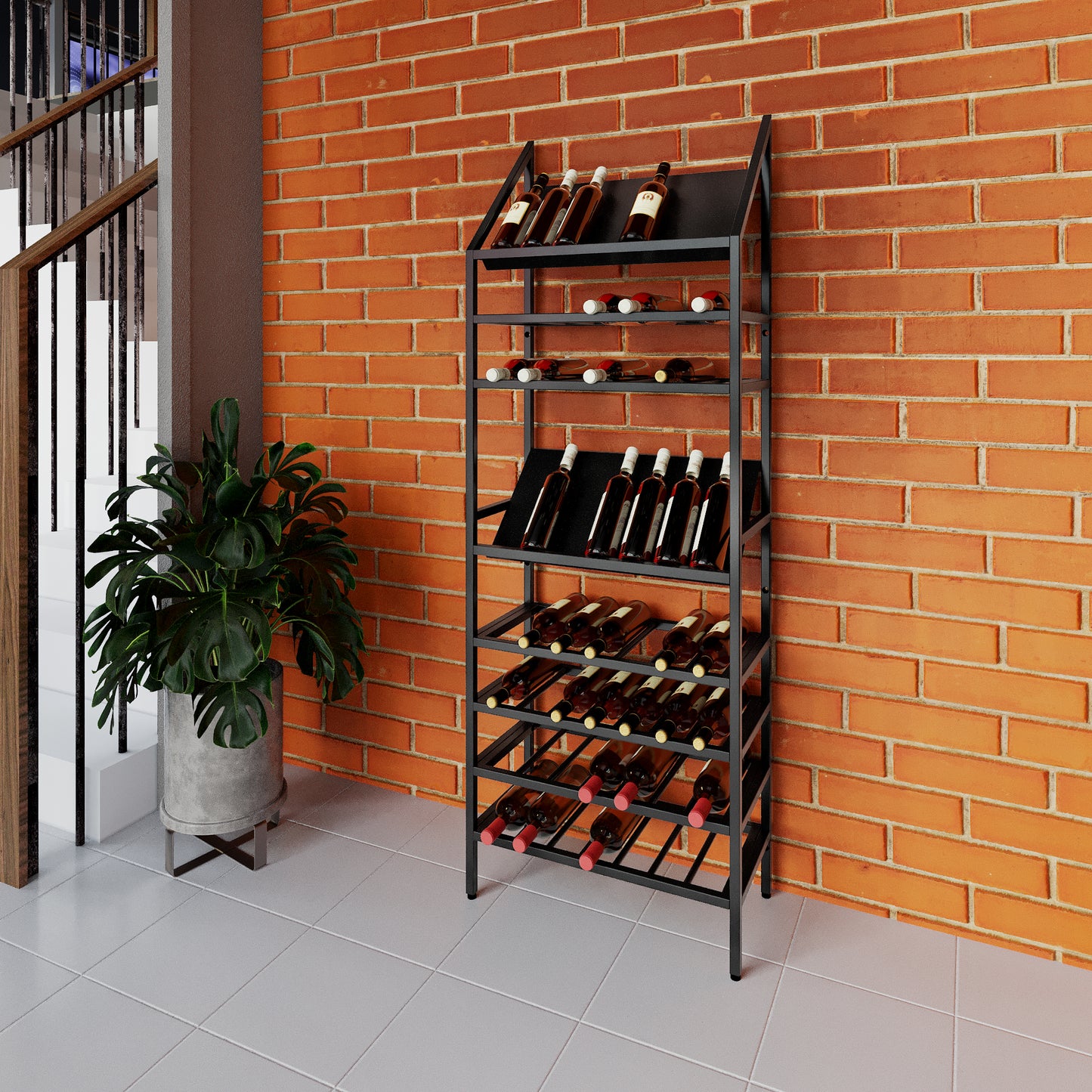 Regál Na Víno - Rioja - 170x60x30 cm