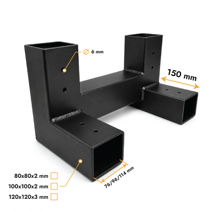 Connecteur pour rangement de bois