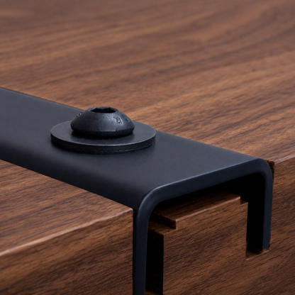 Renfort de plateau de table – profilé U noir (lot de 3)