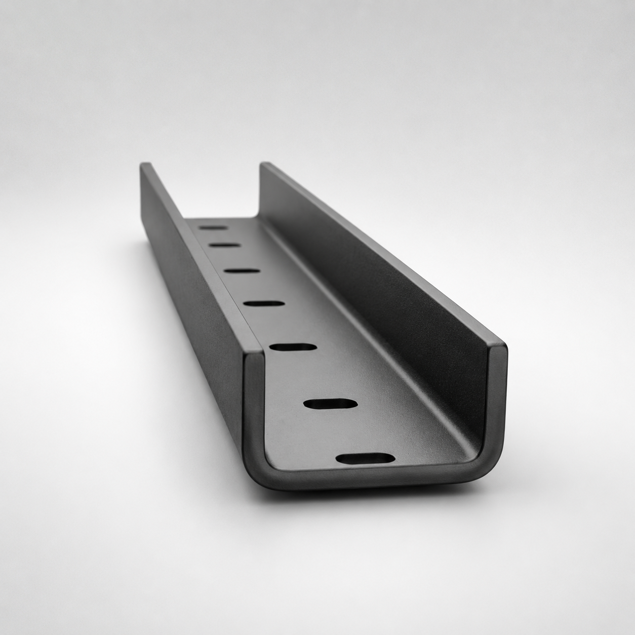 Renfort de plateau de table – profilé U noir (lot de 3)