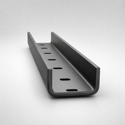 Renfort de plateau de table – profilé U noir (lot de 3)