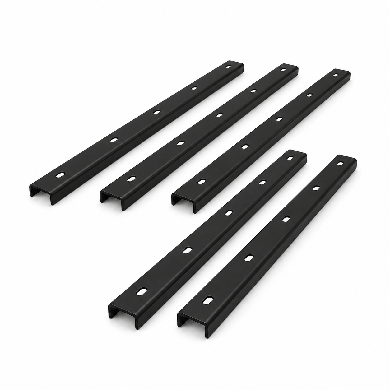 Renfort de plateau de table – profilé U noir (lot de 3)