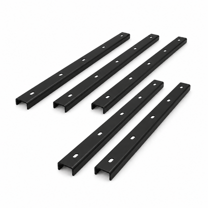 Renfort de plateau de table – profilé U noir (lot de 3)