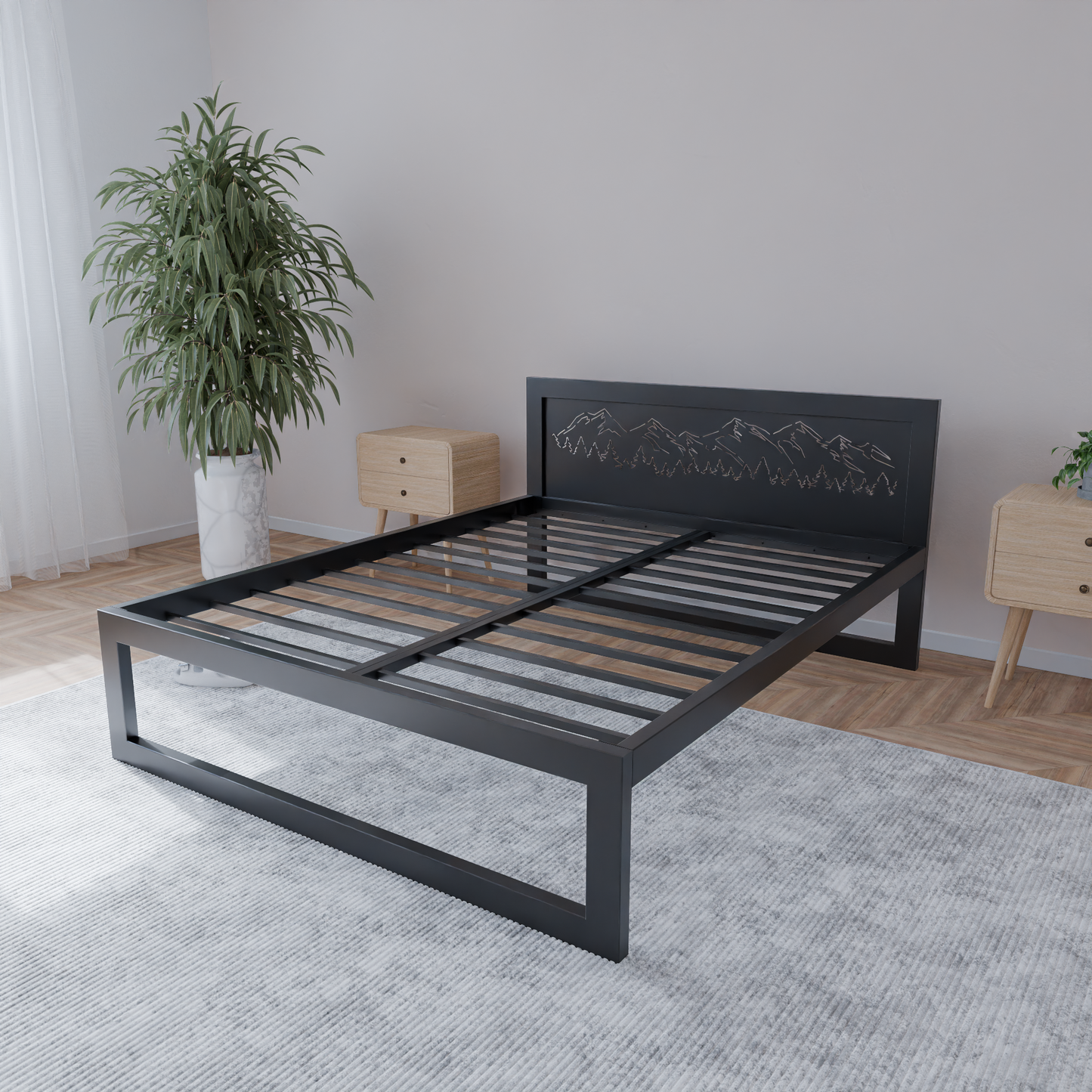 Kovová posteľ Ryka Standard M3