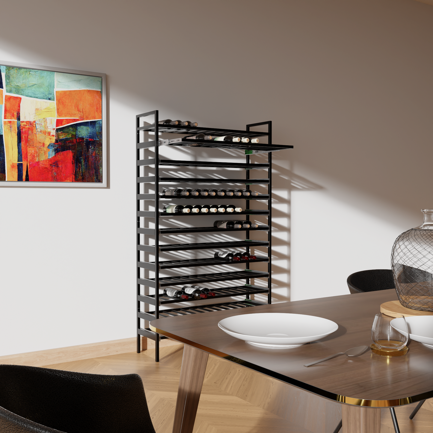 Regál Na Víno - Amarone - 170x100x30 cm