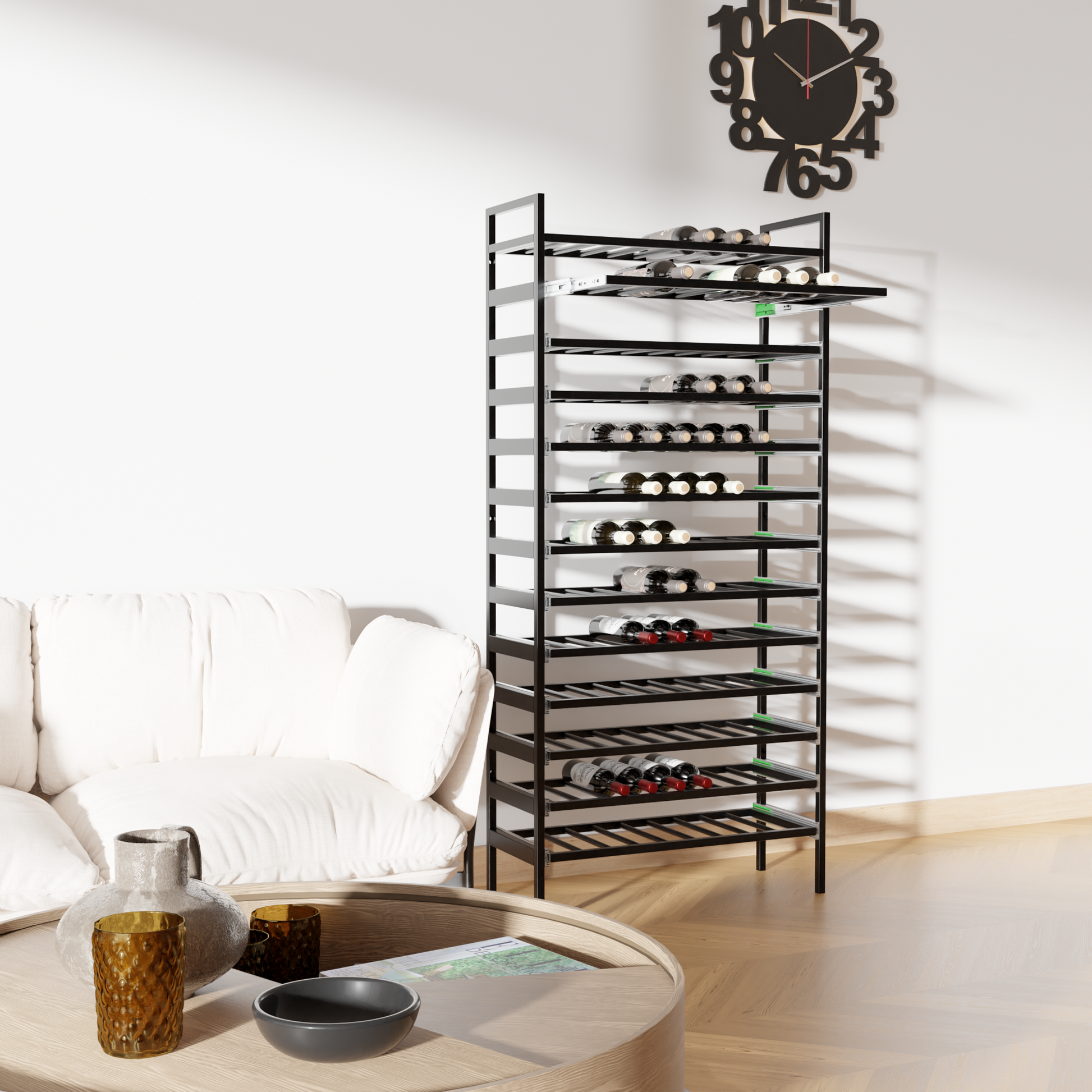 Regál Na Víno - Amarone - 170x80x30 cm
