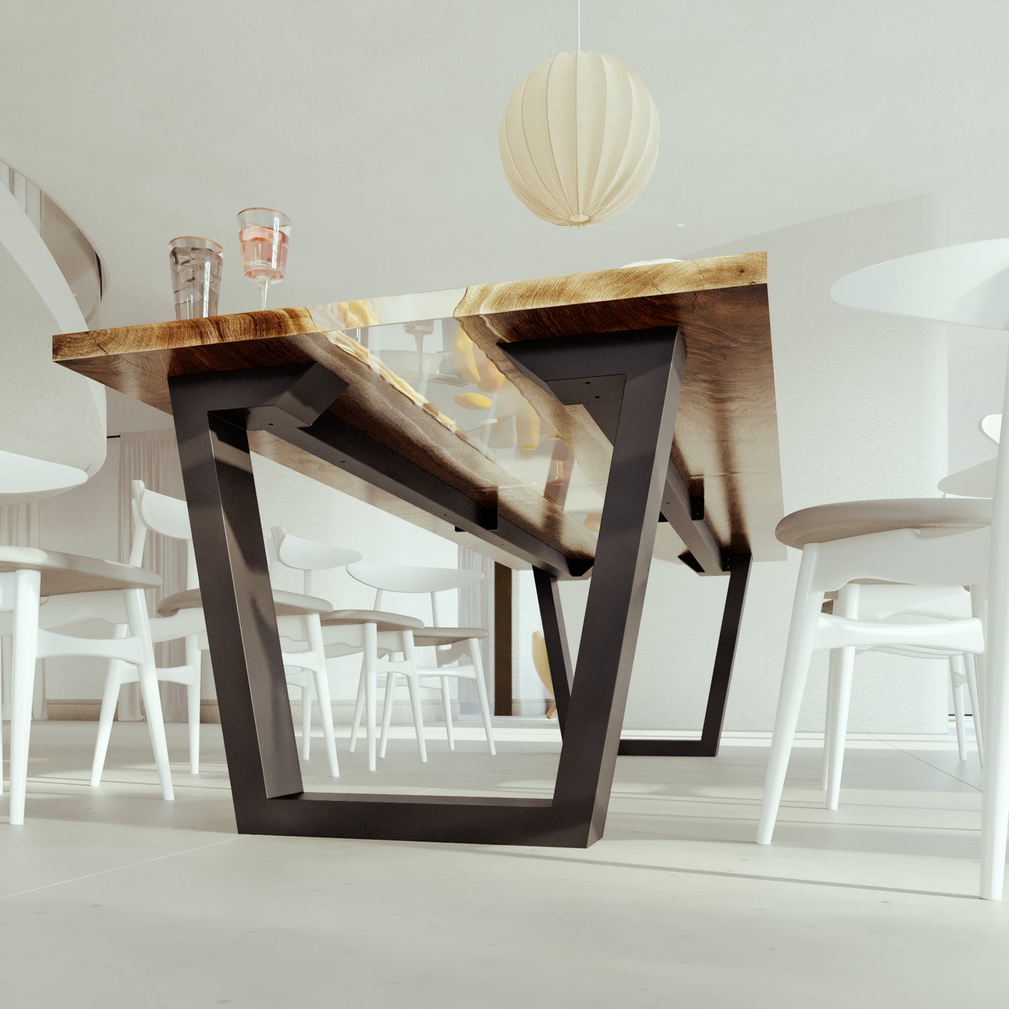 Stolová noha Atria Epox Extreme - 240x80x72 cm