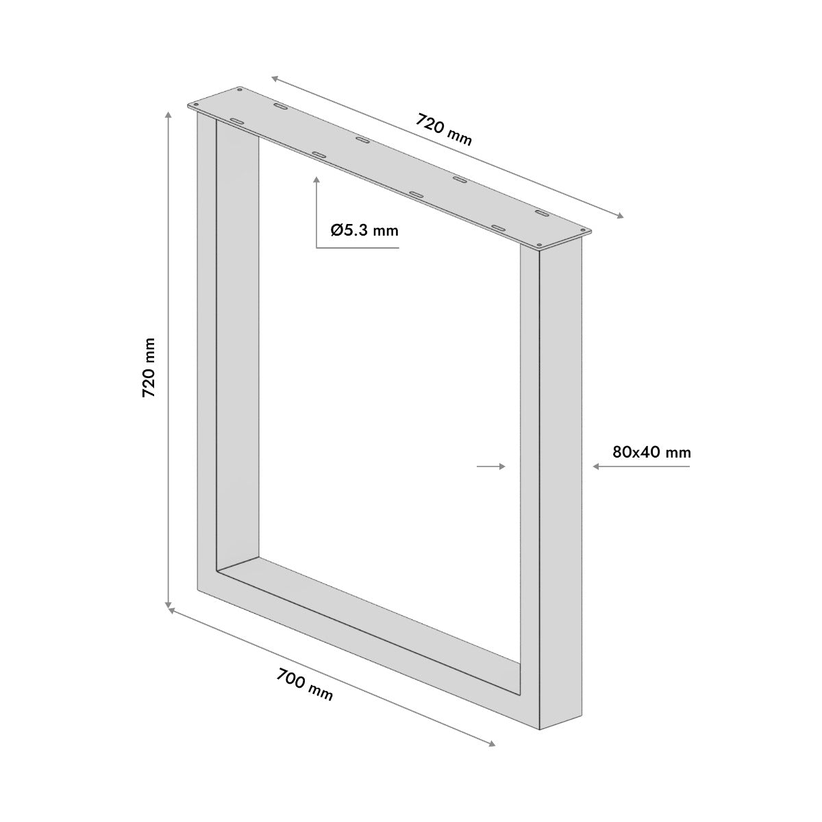 Stolové Nohy - Eta Lite