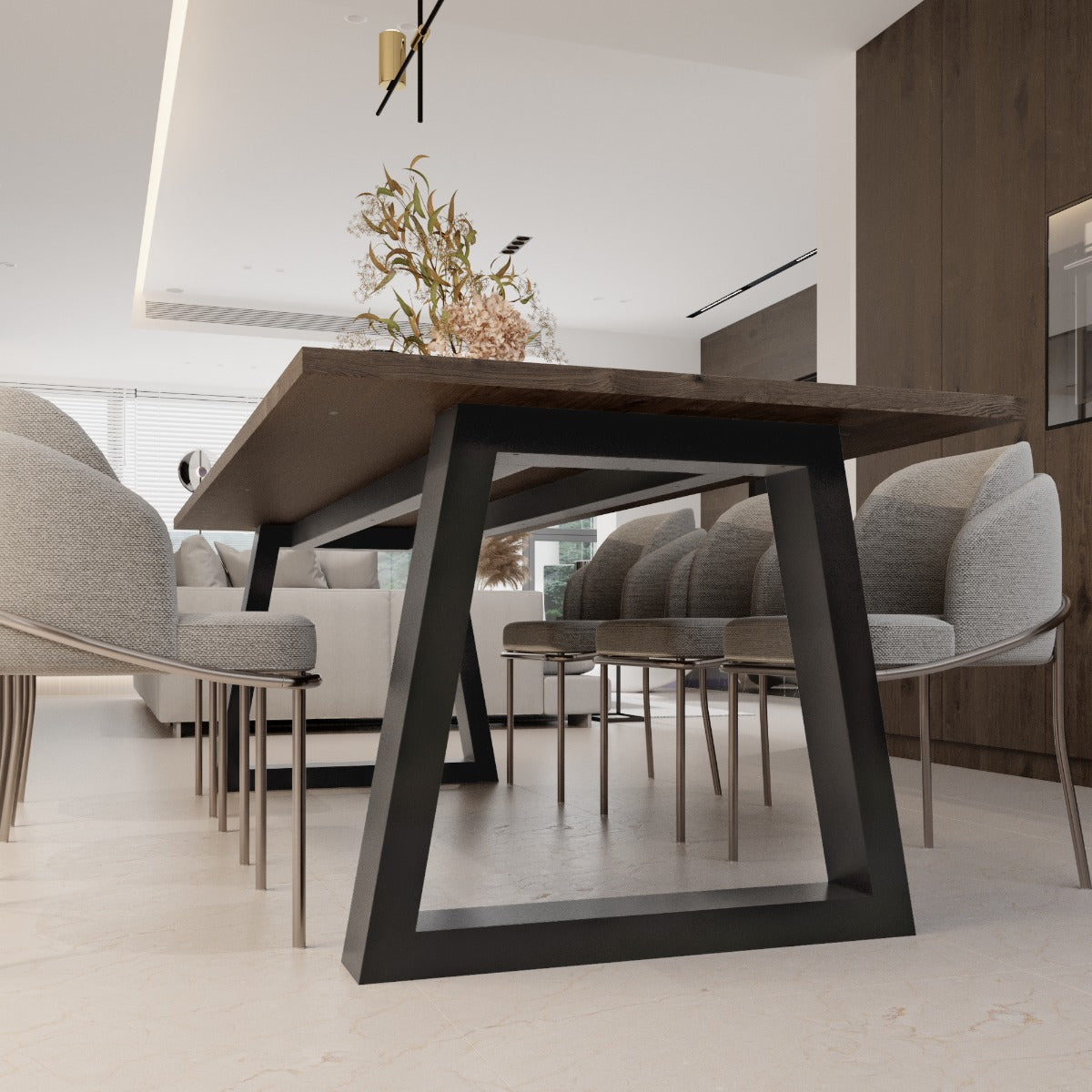 Stolová noha Nemesis Extreme - 160x80x72 cm