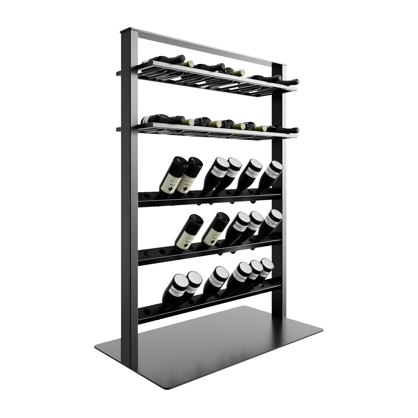 Regál Na Víno - Piemont - 140x100x60 cm
