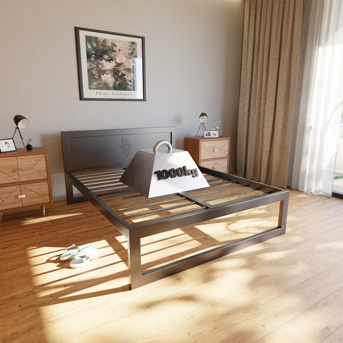 Kovová posteľ Ryka Standard M6