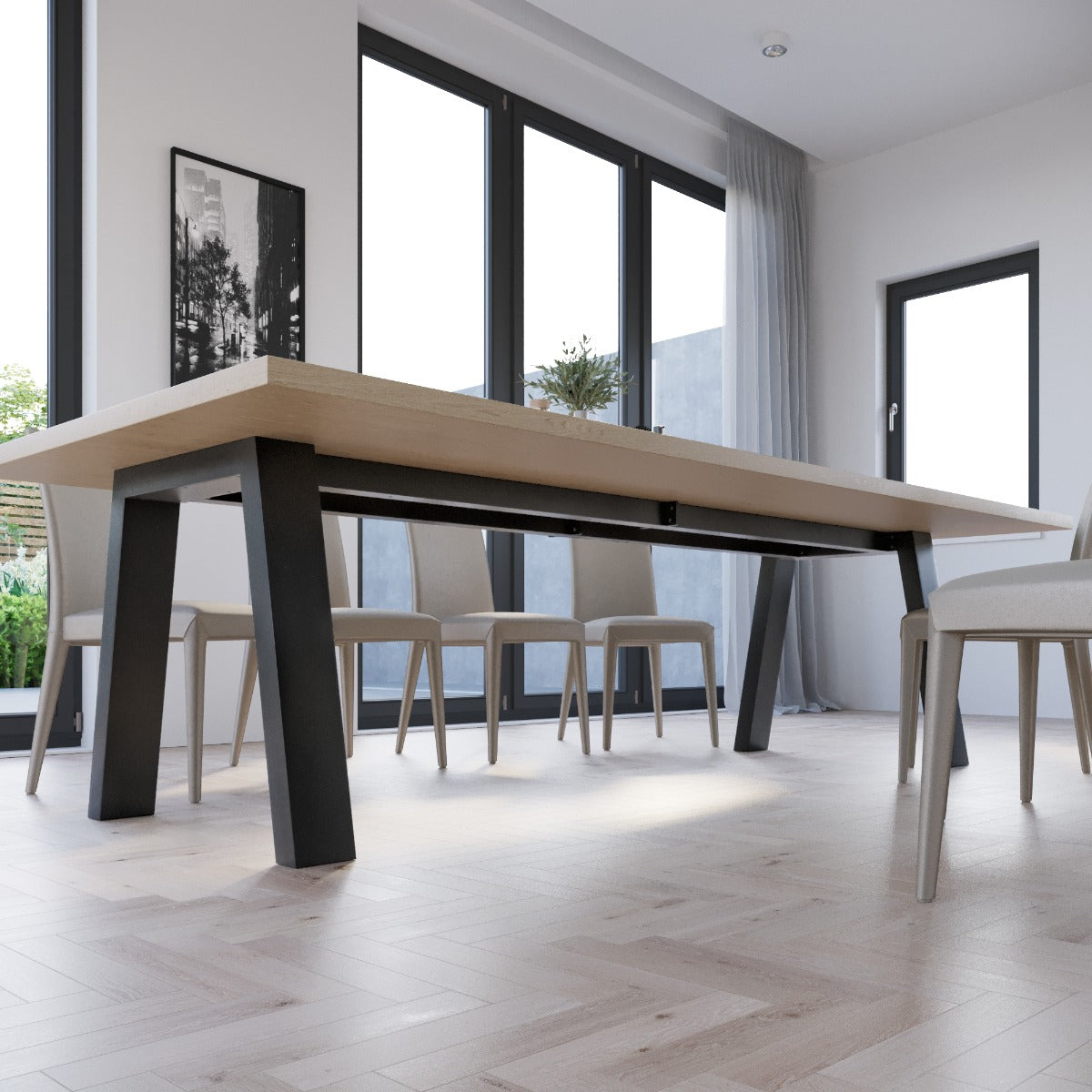 Stolová noha Thusia Extreme - 220x80x72 cm